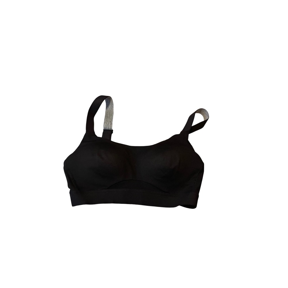 Syrokan High Impact Sports Bra Black Molded Cups Workout A278S Womens 32D I04